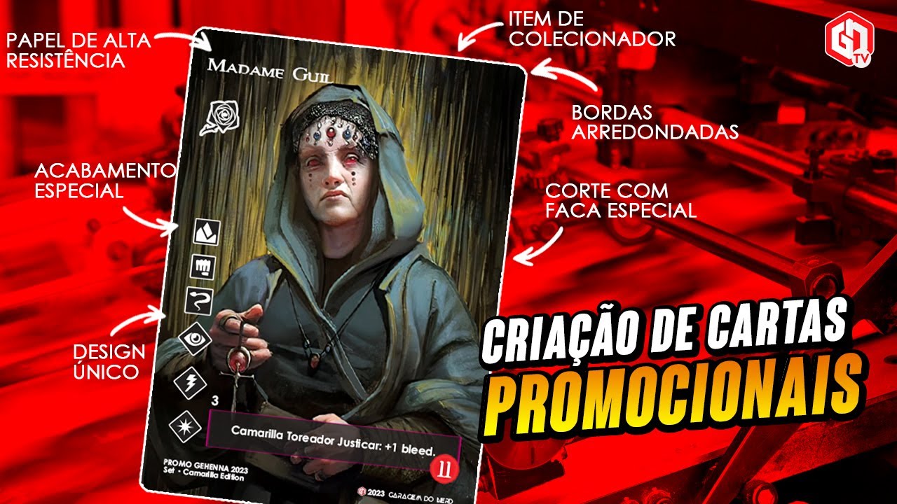 Processo de produção de uma CARTA PROMO (Tutorial) | Card Game