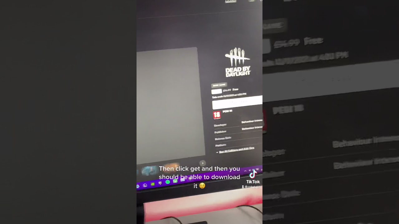 How to get dead by daylight free (epic games)