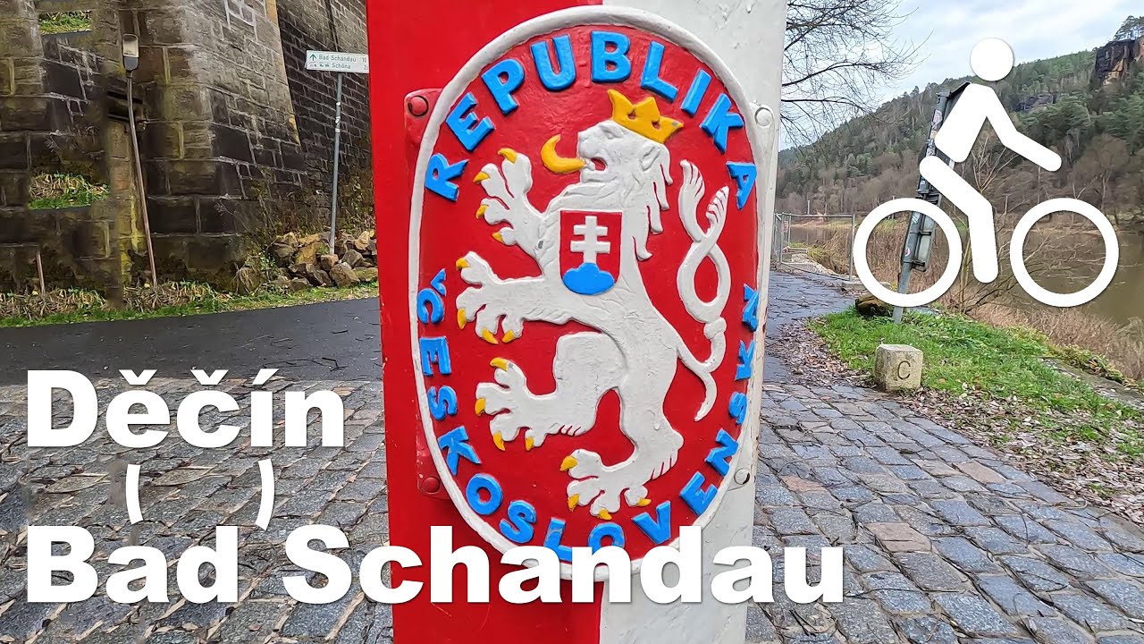 Radtour von Bad Schandau nach Děčín (CZ) | Elberadweg, Sächsische Schweiz | 4K