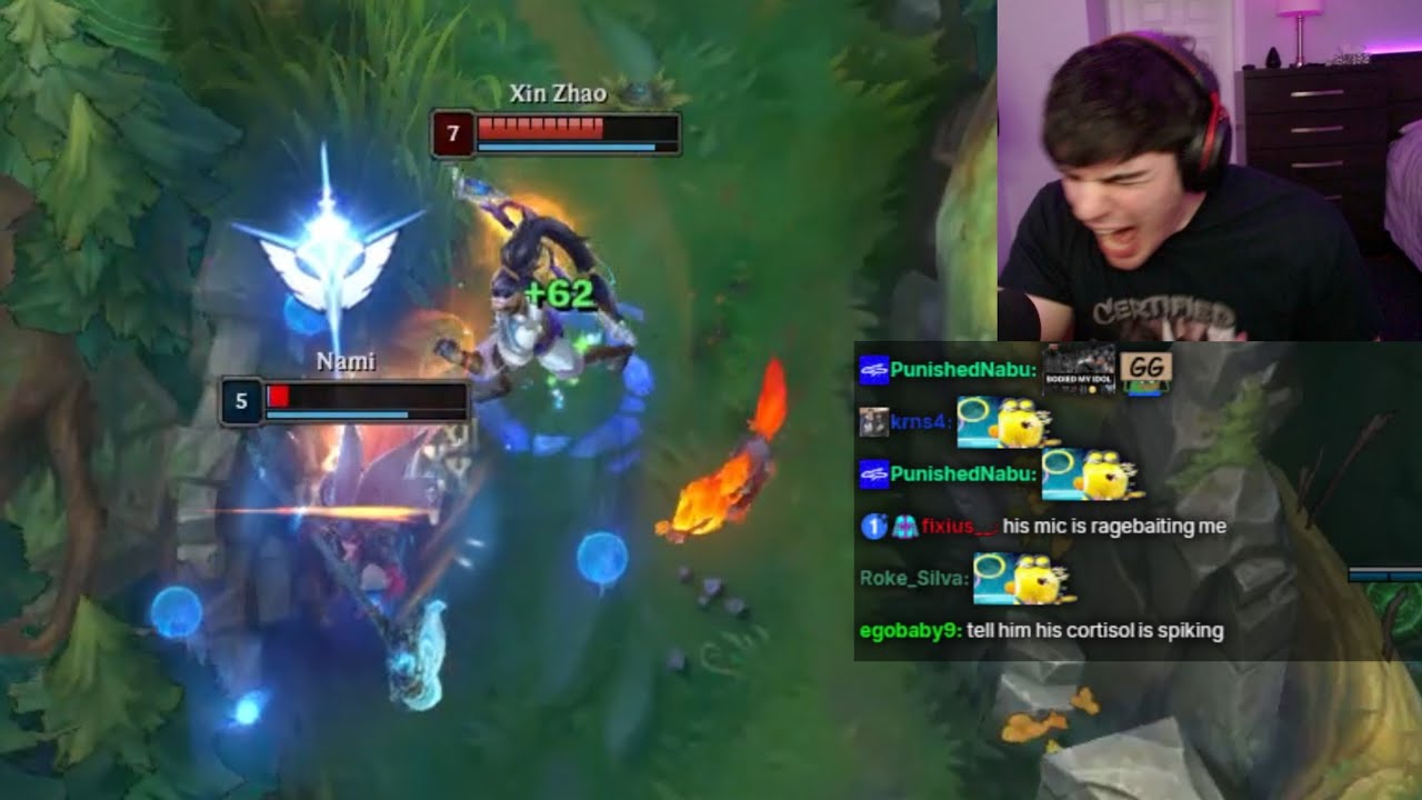 nickich and his webcam mic nami screams at the top of their lungs at each other while vod reviewing
