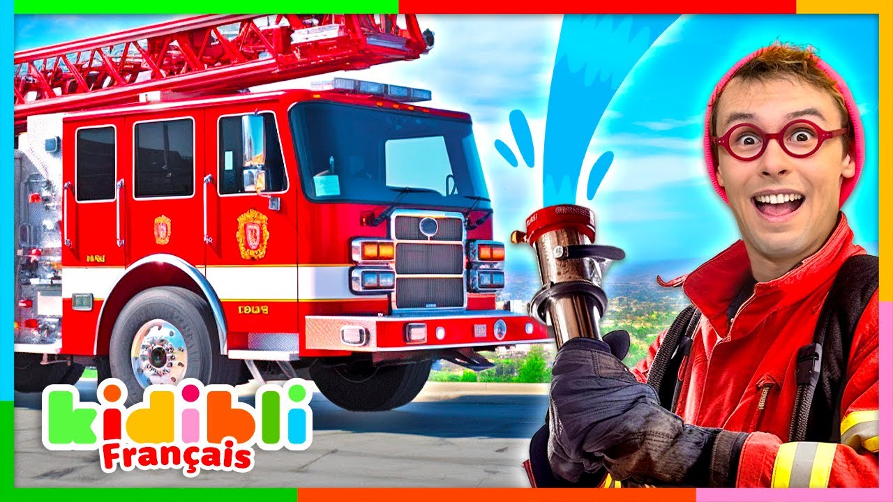 D&eacute;couvrons l'univers des Pompiers ! | Vid&eacute;os Educatives pour Enfants | Kidibli