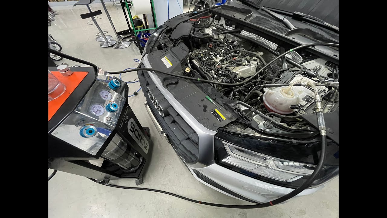 Coolant Flush & Exchange on a 2018 Audi Q5 35 TDI Quattro