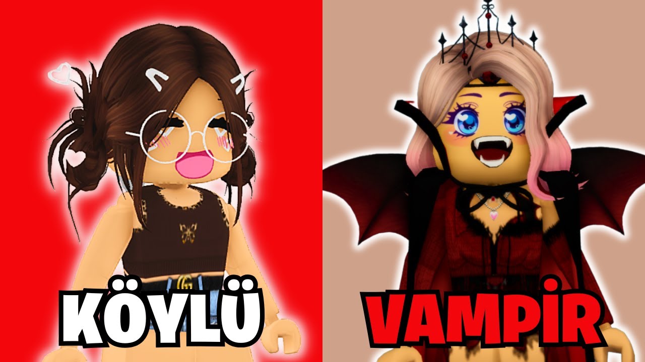 BROOKHAVEN VAMPİR VS KÖYLÜ ❤️AYŞEM ECE ARI💥ARIGİLLER🐝ROBLOX BROOKHAVEN🏡RP