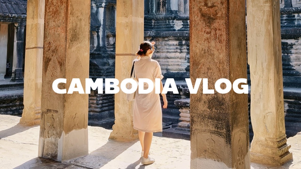 DU LỊCH CAMPUCHIA 4N3Đ 🇰🇭 | tham quan Angkor Wat, Hoàng Cung, đi tuktuk