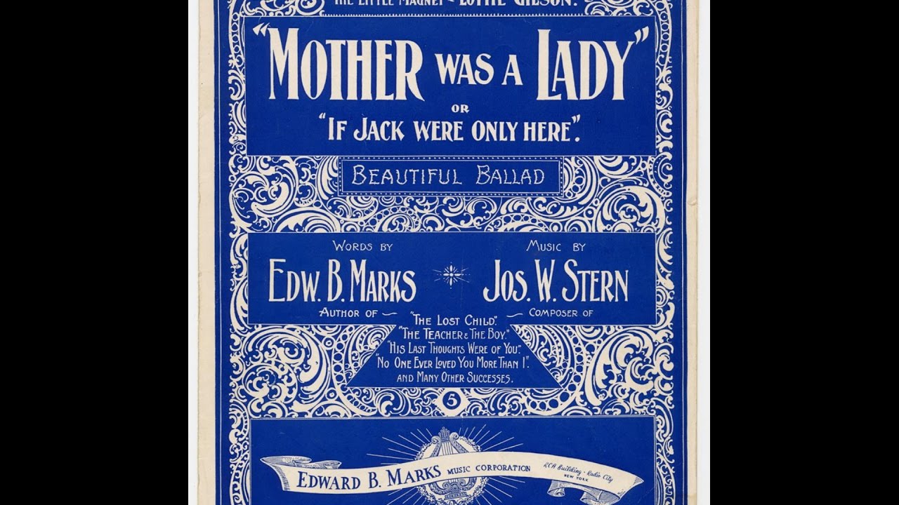 Mother Was a Lady (1896)
