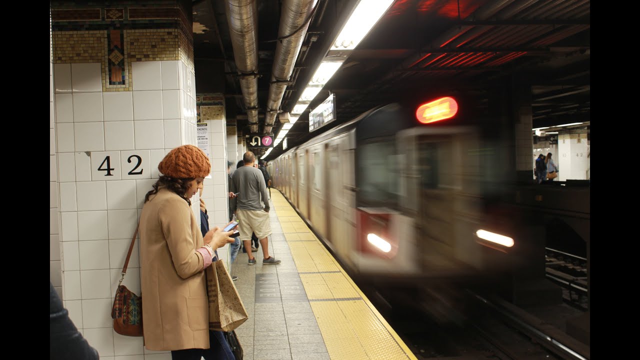 New York Subway Train Ride Time Lapse