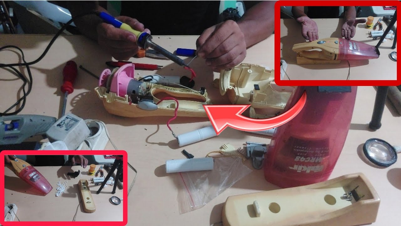 Fakir MRC48 şarjlı el süpürgesi tamiri [ Pil değişimi ] #fakir #süpürgevideoları #tamirattadilat