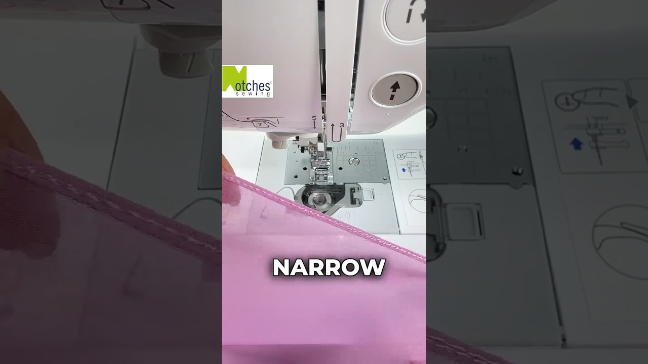 Two Methods to Hem Sheer Fabric with a Standard Foot | Narrow Rolled Hem