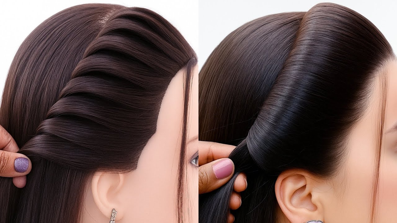 simple easy hairstyle - new hairstyle for girls | trending hairstyle | hairstyle for wedding