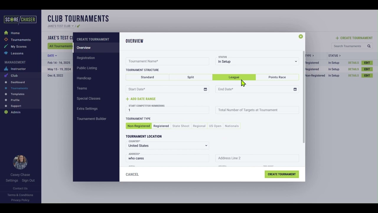 Series Shoots on Score Chaser