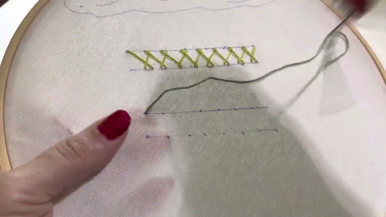 غرزة رجل الغراب بمنتهى البساطة Crow's man stitch in the simplest way