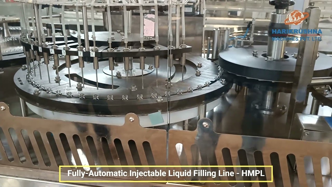 High Speed Vial Filling Line, Vial Filling Machine Working Principle