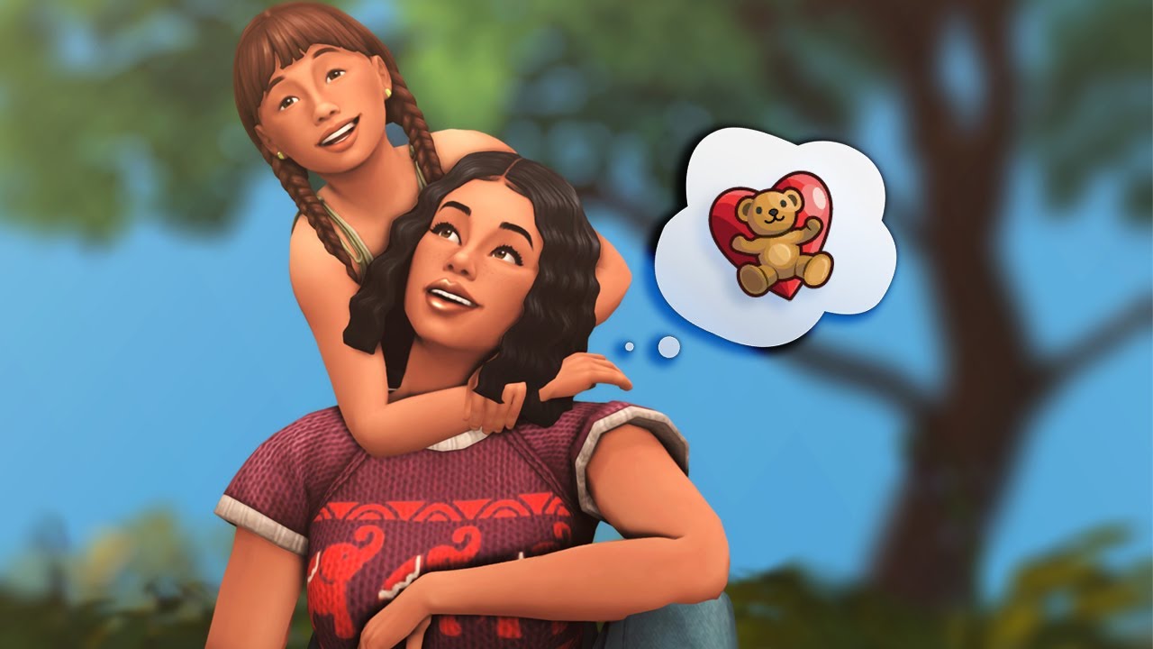 Creating a Single Mom & Her Daughter 🧸💗...(Sims 4 Create-A-Sim)