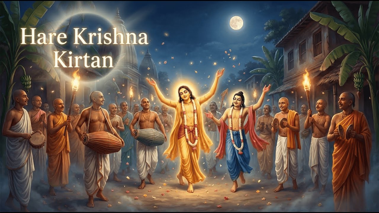 Radha Krishna Prem Kirtan – Eternal Love in Vrindavan 🌸