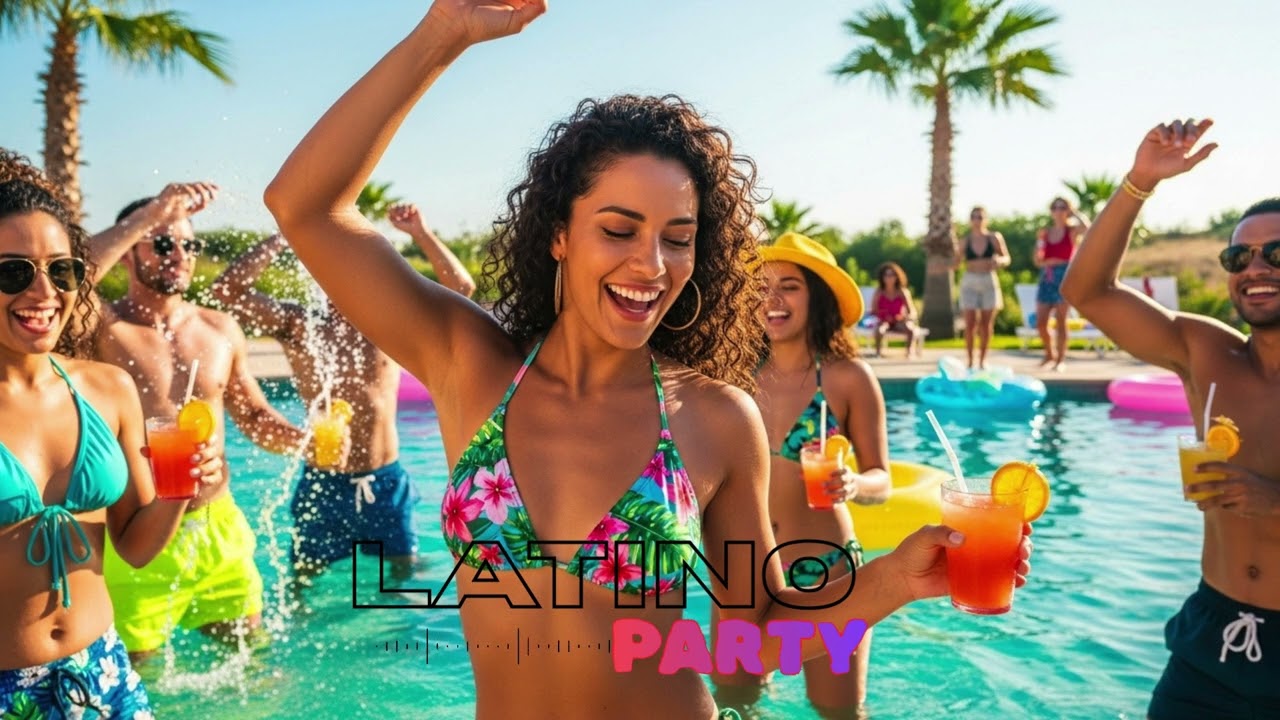 Tropical Pool Party Reggaeton 🌴 | Summer Latin Dance Mix