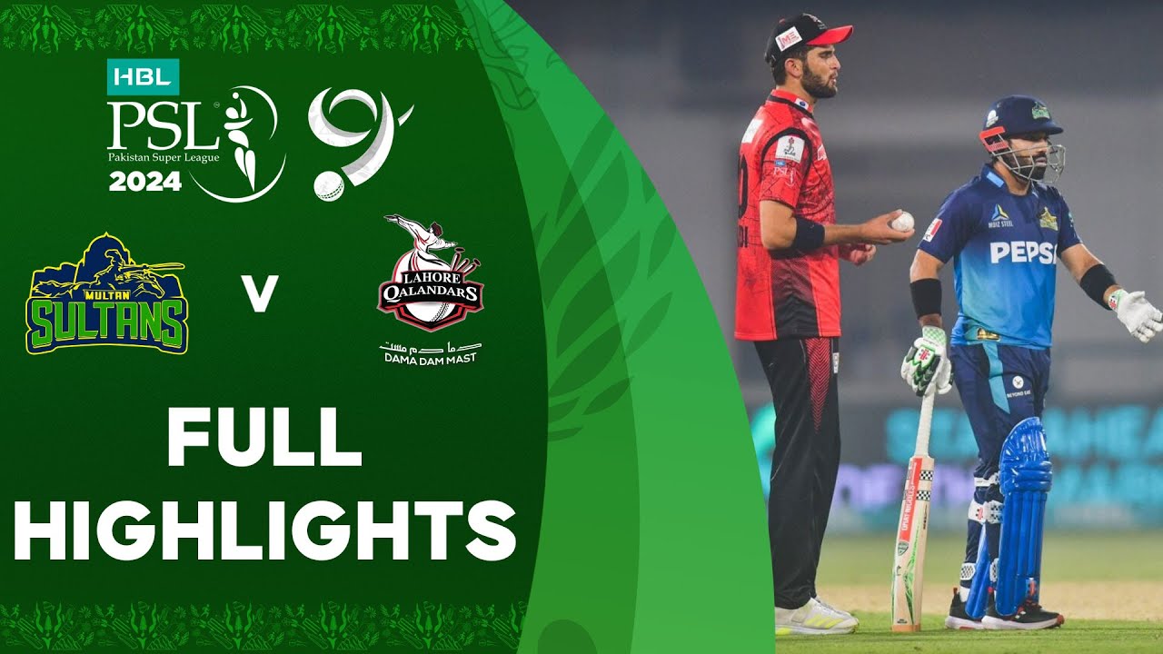 Full Highlights | Multan Sultans vs Lahore Qalandars | Match 7 | HBL PSL 9 | M1Z2U