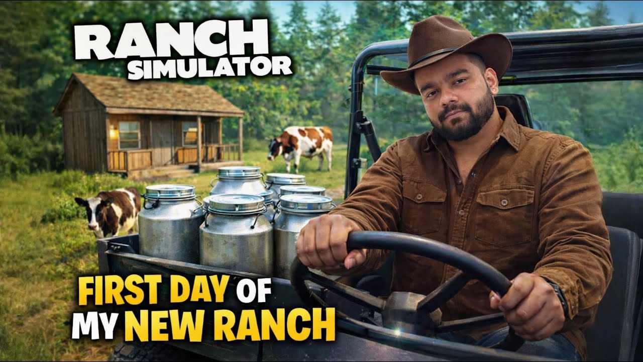 WELCOME To My Grandfather’s Ranch 🐄 | Ranch Simulator #1 New Beginning #ranchsimulator #janklivehai