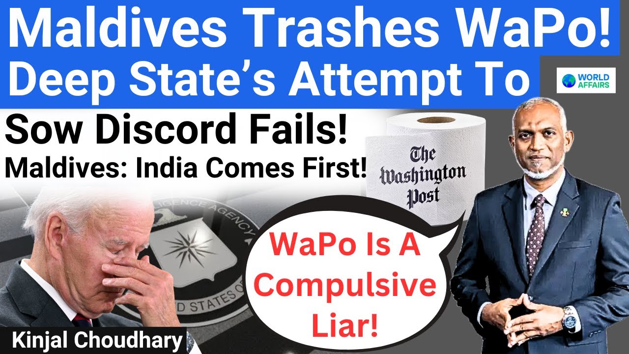Maldives: India's Security Is Our Security! Trashes Anti India Article Of Washington Post! Kinjal