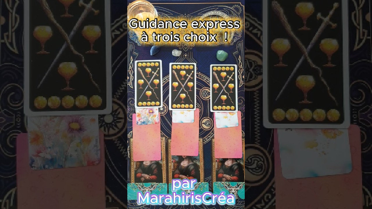 Guidance express à 3 choix #guidance #tarot #message #choix  #oracle #tarotreading