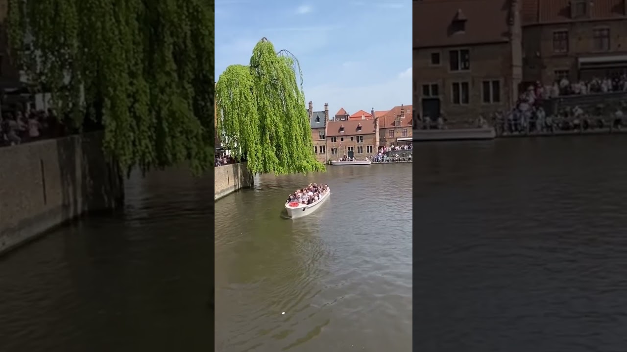 rivier en Stadsleven in Gent in Belgum 1 @EuroTrek1