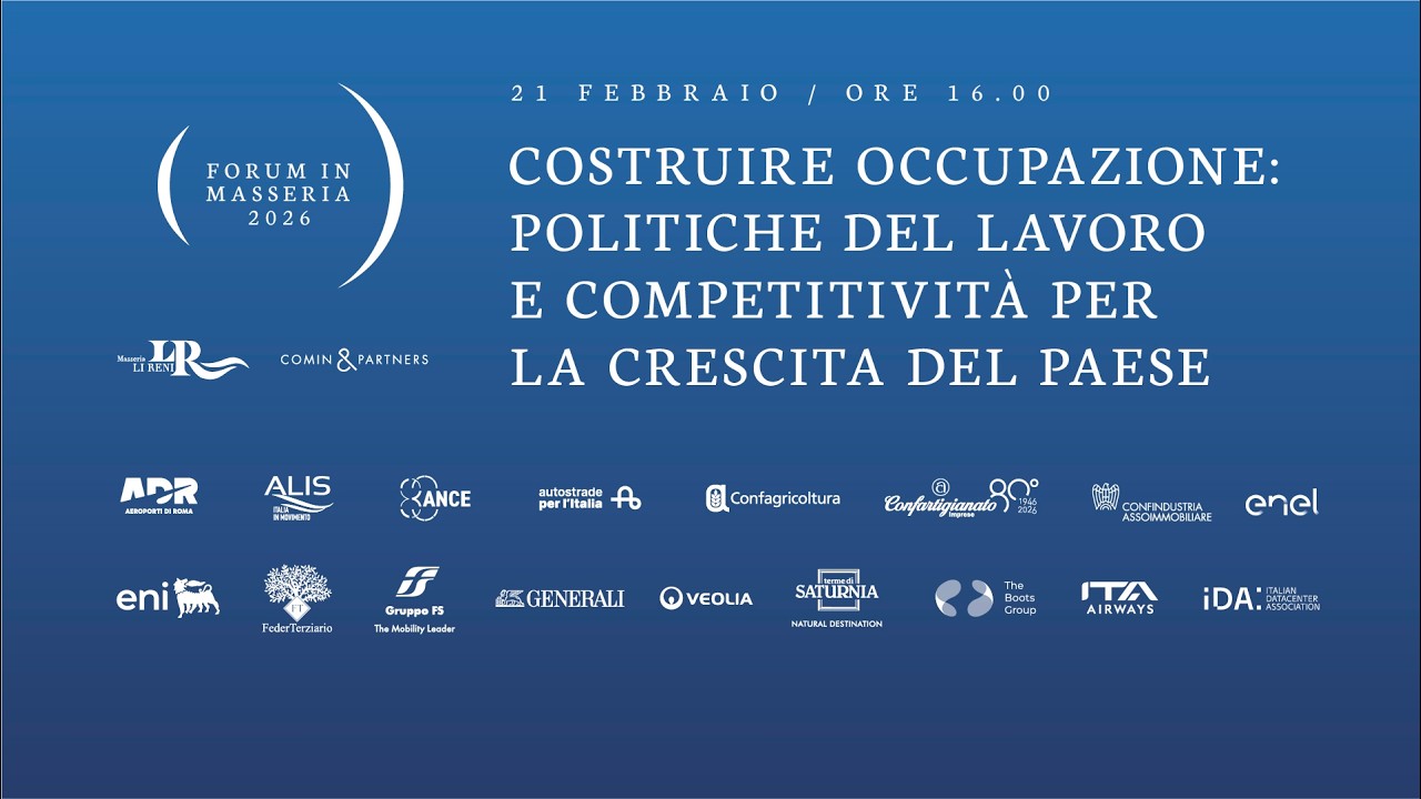 Costruire occupazione: politiche del lavoro e competitività per la crescita del Paese