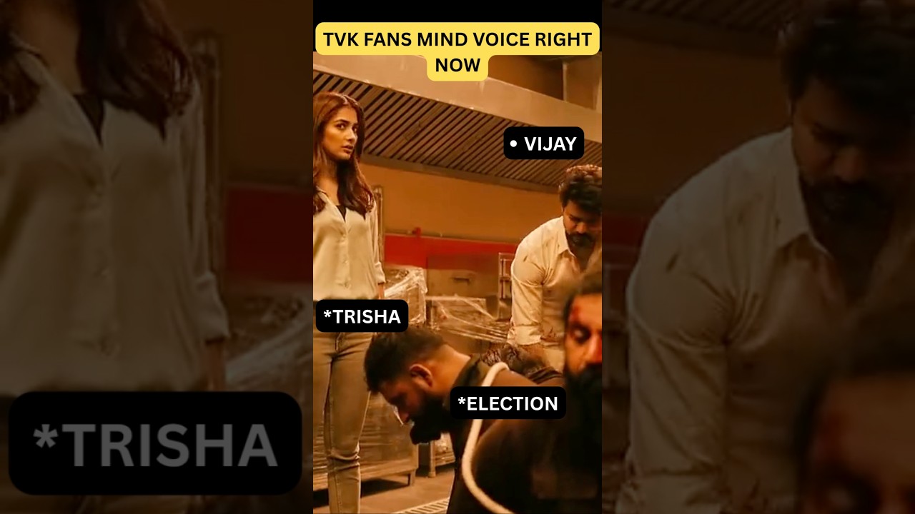 MIND VOICE -TVK FANS - VIJAY TRISHA SANGEETHA #tvk #vijay #love #divorce #funny #elections #2026