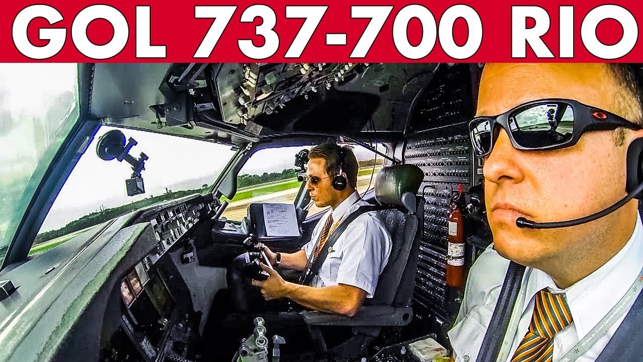 Piloting 737 out of Rio + Single Engine Taxi