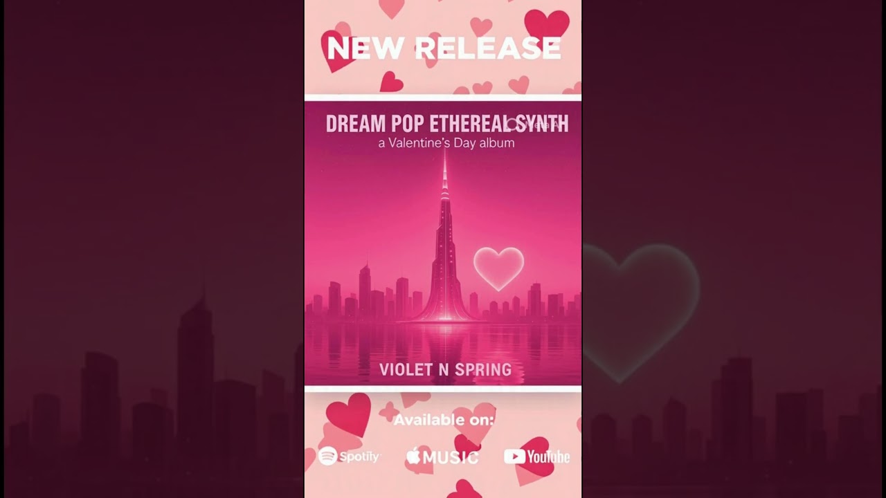 Check out my new Valentine’s album "Dream Pop Ethereal Synth" live on YouTube!