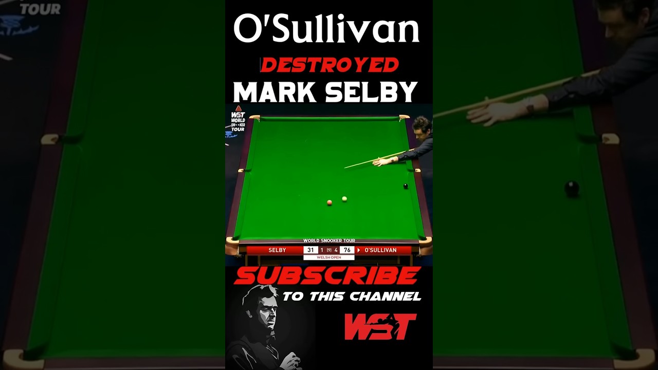 Ronnie O'Sullivan Destroyed Mark Selby Welsh Open QF 2020 
