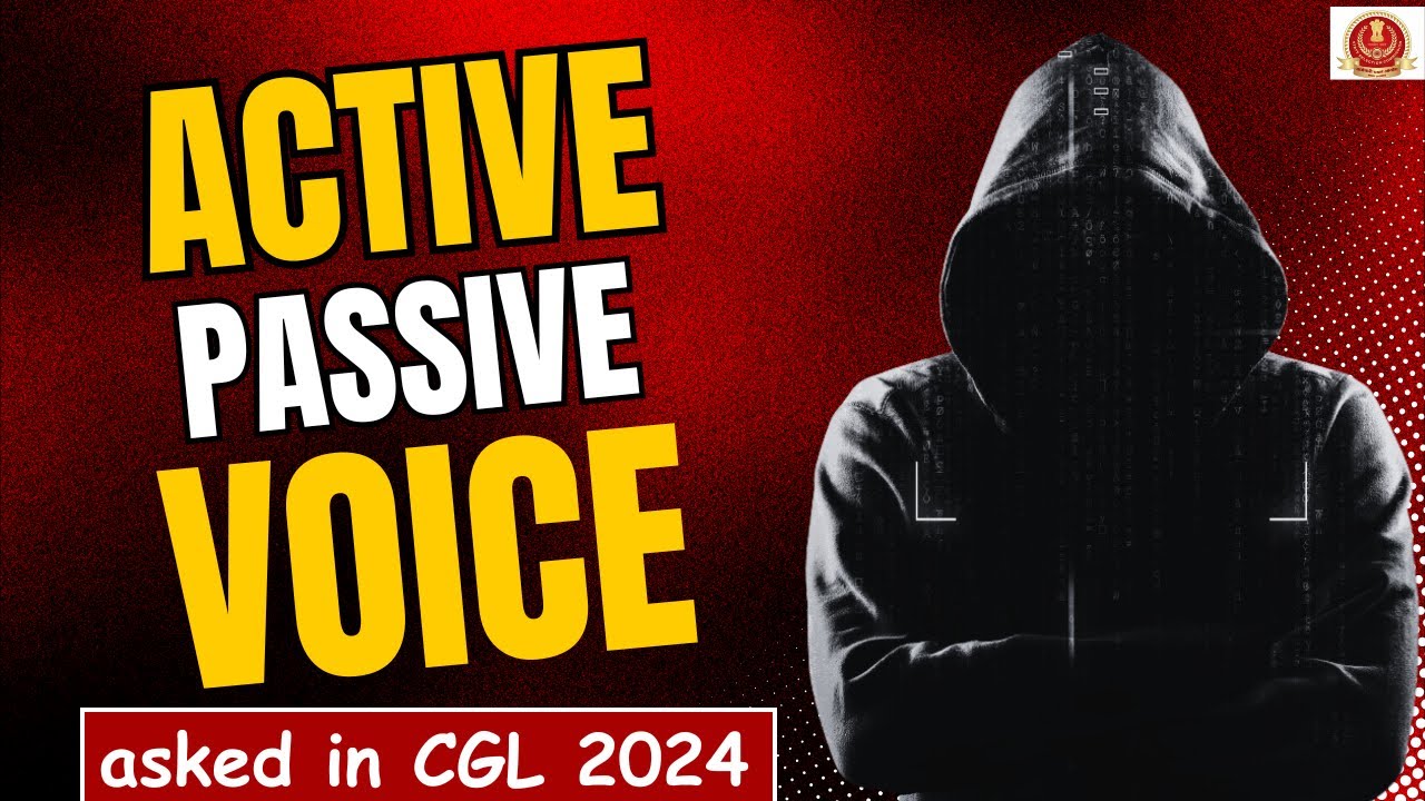 Active Passive Voice | Easy to moderate level | SSC CGL English Classes | QEng