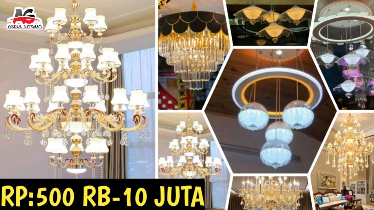 MODEL LAMPU GANTUNG PLAFON RUANG TAMU