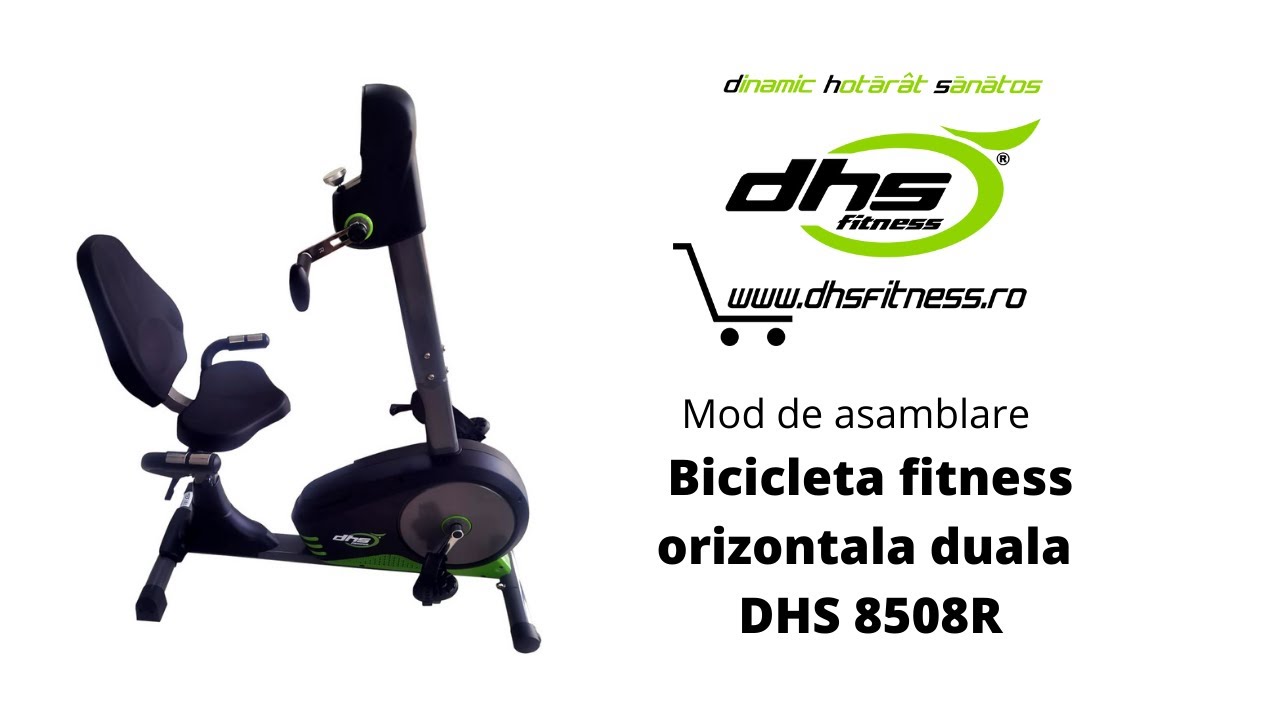 Bicicleta orizontala duală DHS 8508R | Tutorial de asamblare