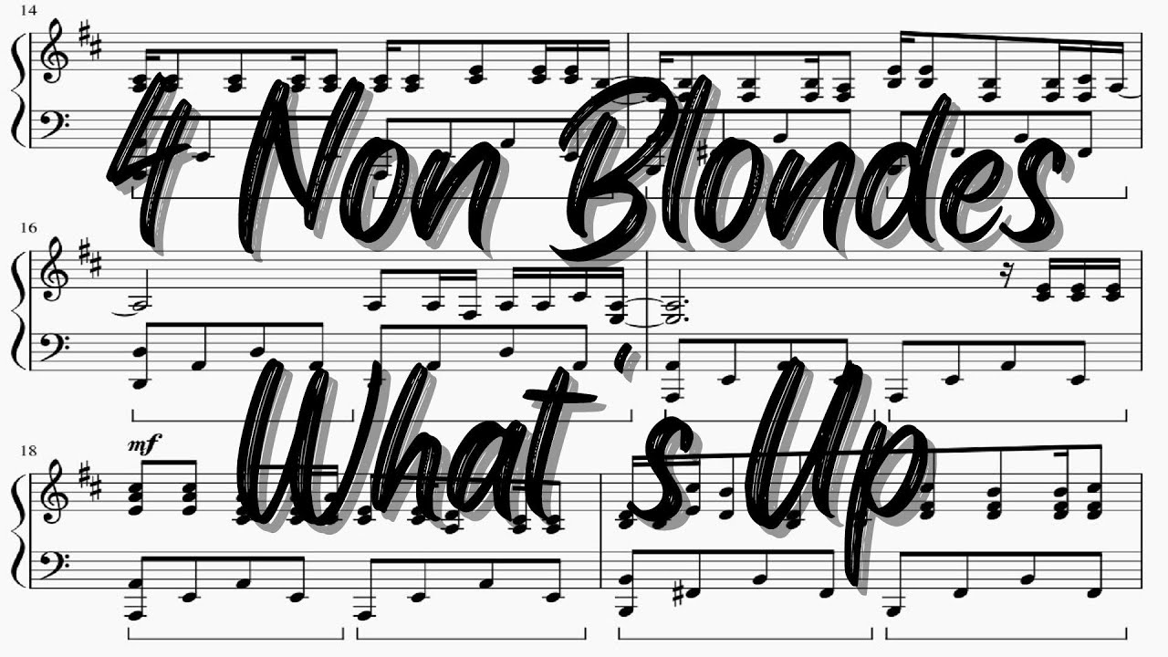 What's Up - 4 Non Blondes - Video Score