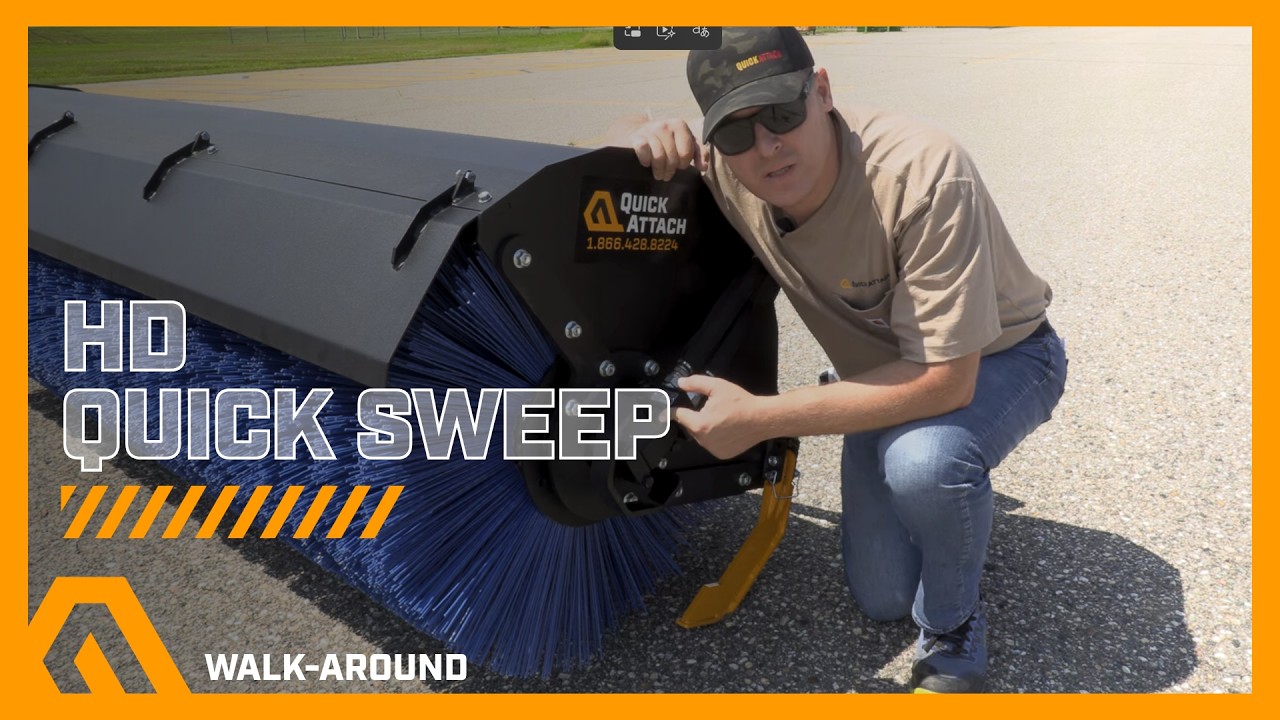 All-New Quick Sweep HD Power Angle Broom | Features & Benefits