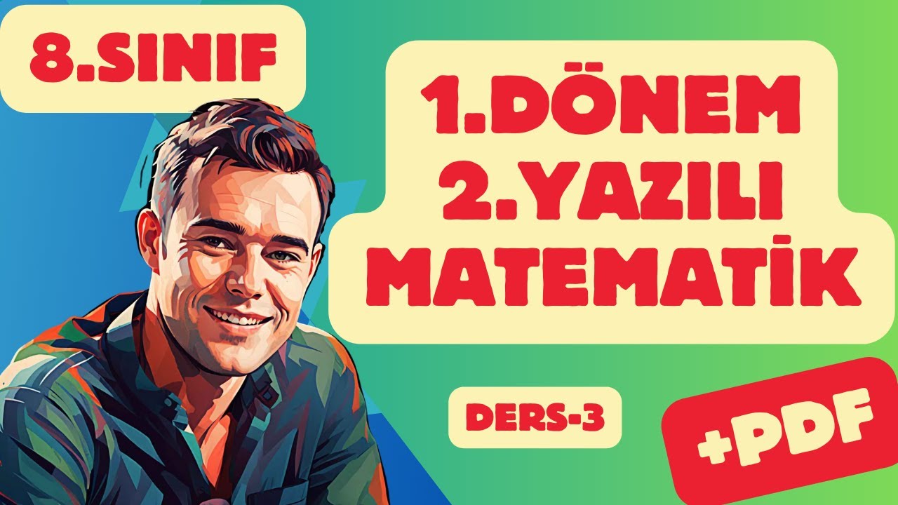 8.Sınıf Matematik |1 Dönem 2.Yazılı | Ders 3 #8sinifmatematik #matematikyazılı #lgsmatematik
