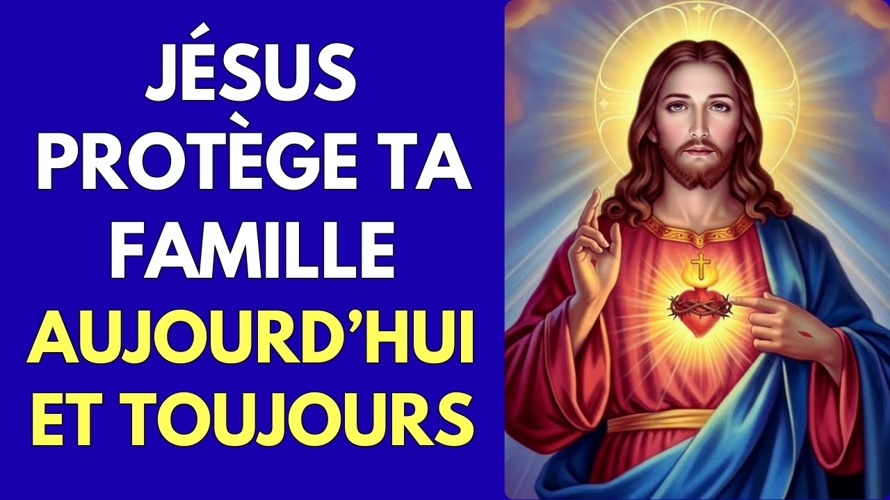 🛡️ Jésus, Protège Ma Famille de Tout Mal Aujourd’hui - Prière Puissante de Protection
