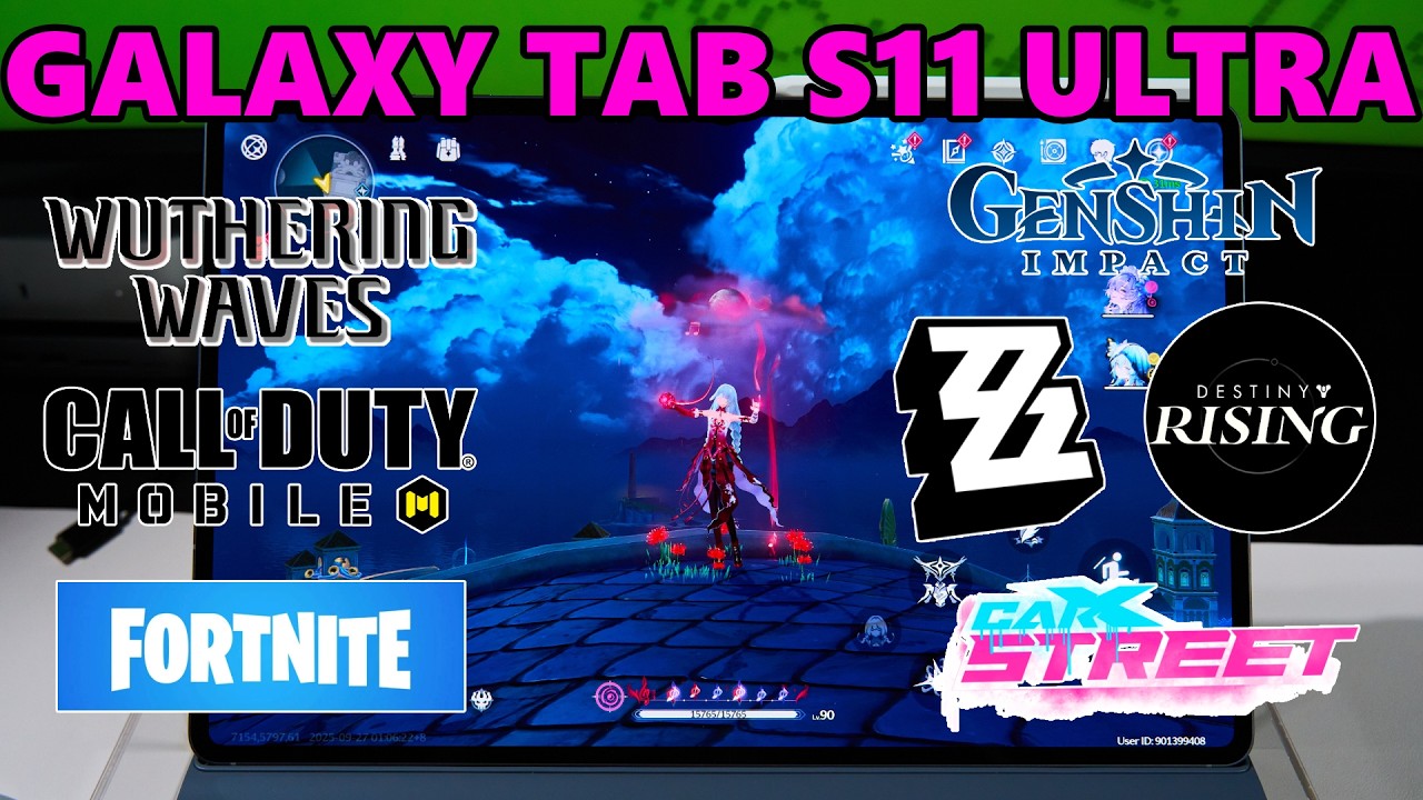 Gaming test - Samsung Galaxy Tab S11 Ultra with MediaTek Dimensity 9400+