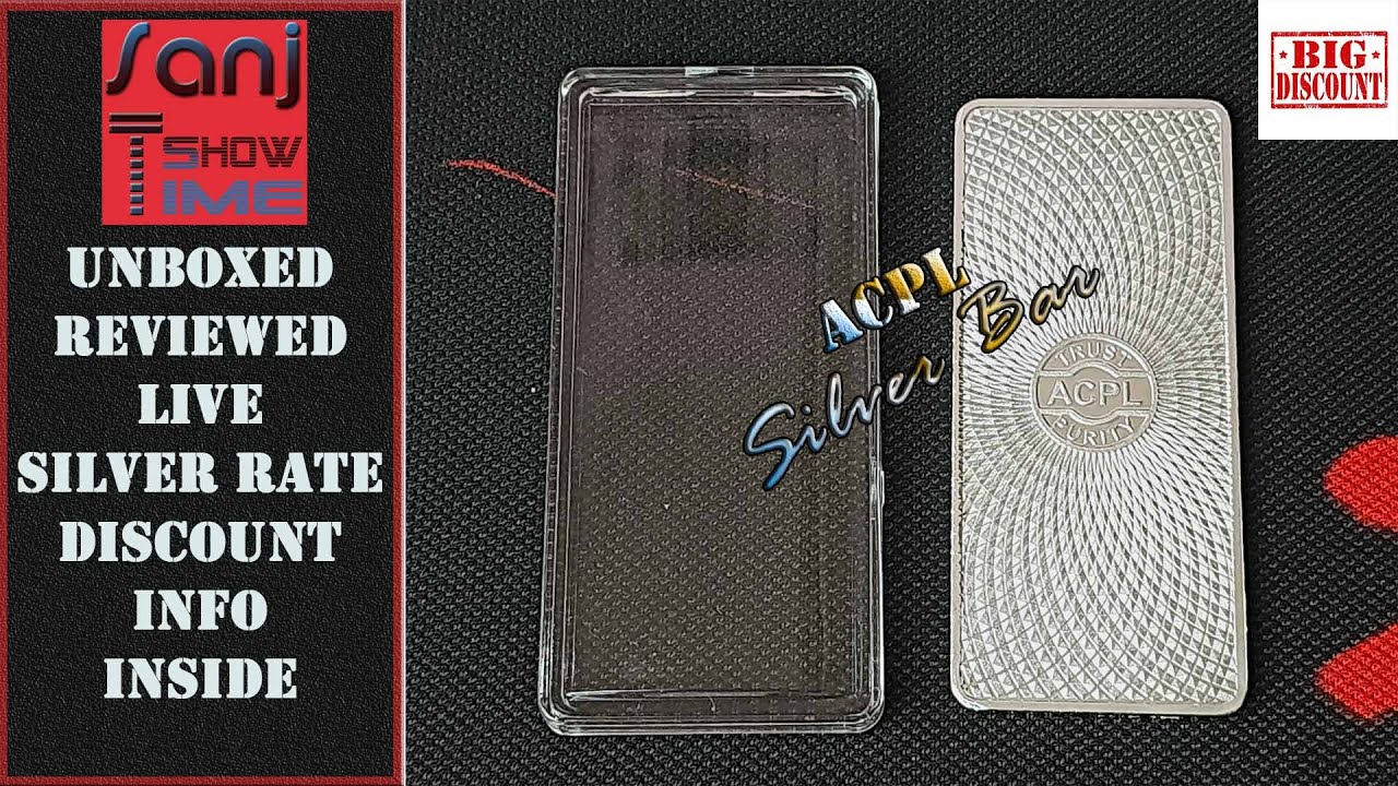 ACPL Silver Bar Fine Silver 999.0 Review