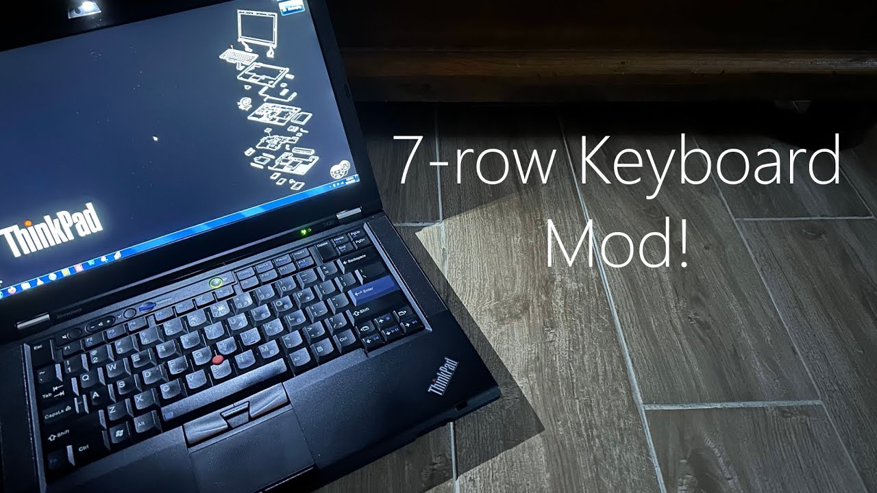 Building my ultimate Windows 7 laptop/ThinkPad T430 (Part 2) - 7 Row Keyboard Mod & 9 Cell Battery!