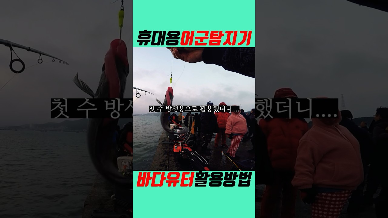 어탐기 바다유료낚시터 활용법
