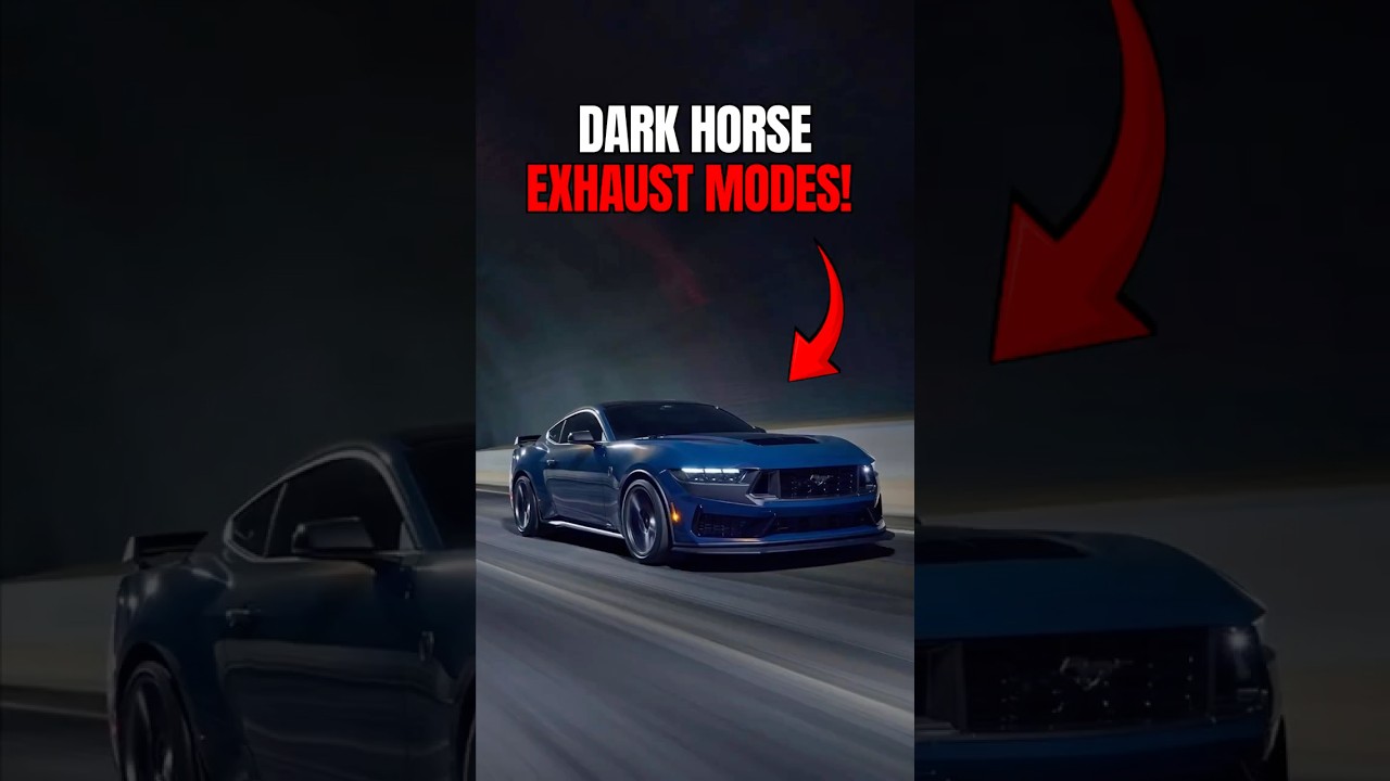 Mustang Dark Horse - All Exhaust Modes !