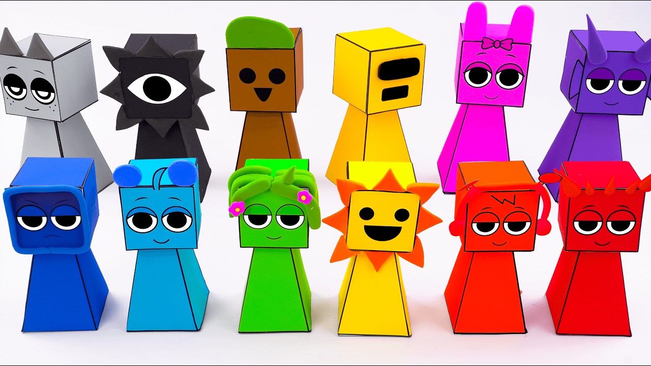 Paper DIY💖 Unboxing INCREDIBOX Blind Box, How to make Blind Bag | Tana Cubes DIY