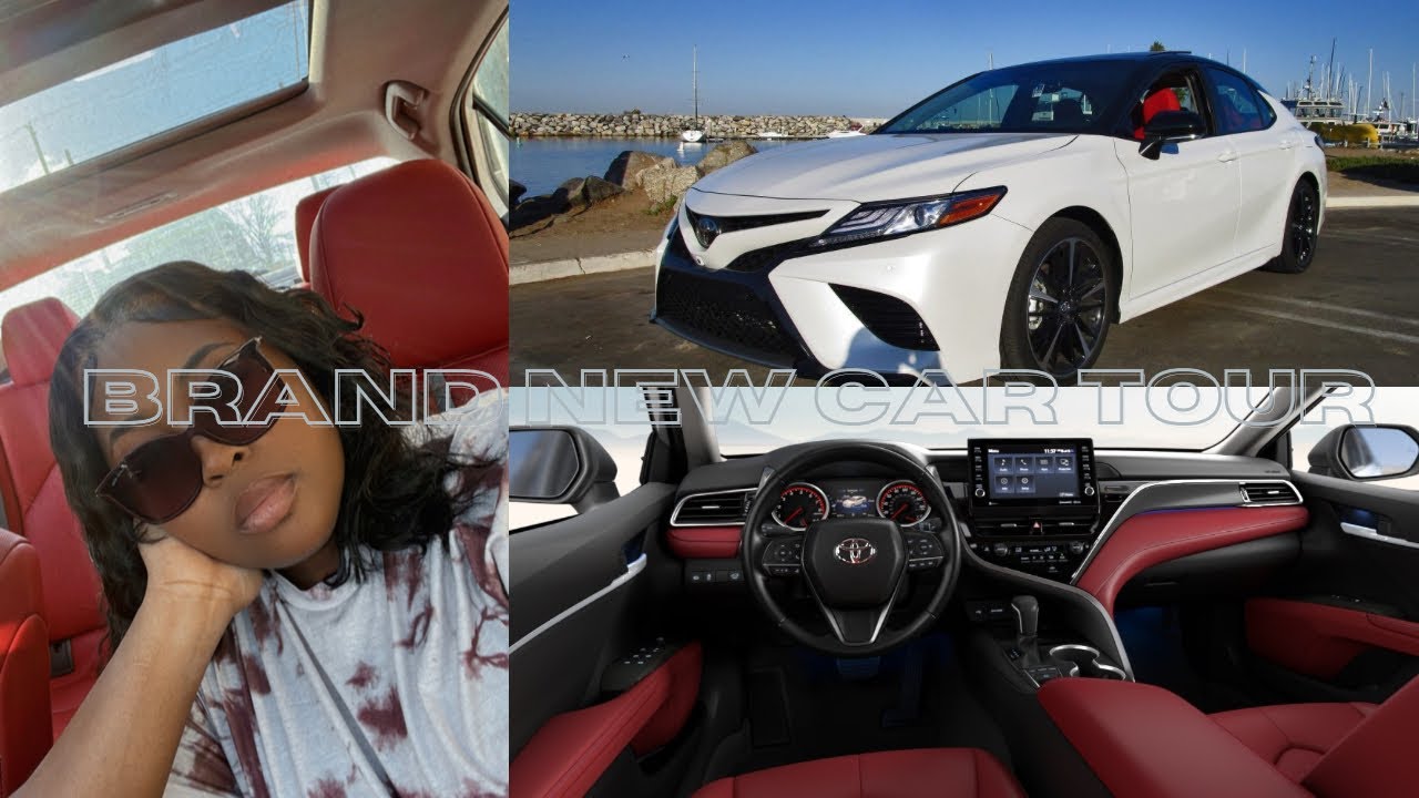 BRAND NEW CAR TOUR! 2021 TOYOTA CAMRY XSE V6 RED INTERIOR!!