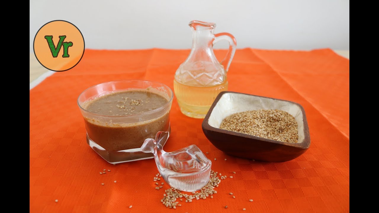Comment faire le beurre de sésame (Tahina) | Riche en calcium, magnésium et zinc