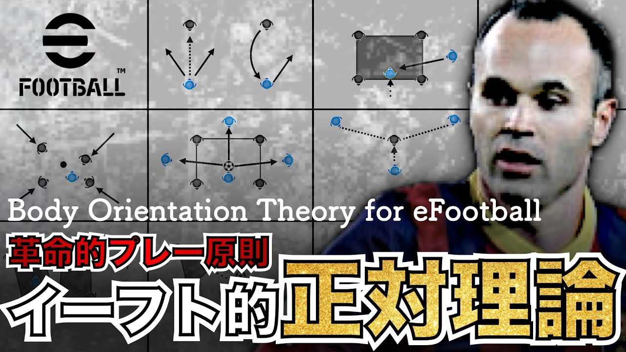 【革命】eFootball的 正対理論。意識するだけでプレーが劇的に変わるエッセンスを徹底解説。【eFootballアプリ】