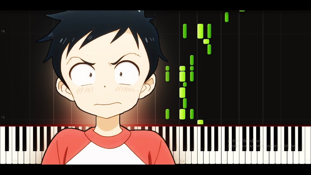 Karakai jouzu no takagi-san OP (FULL) - Iwanai kedo ne. [Piano tutorial + SHEETS] // Synthesia