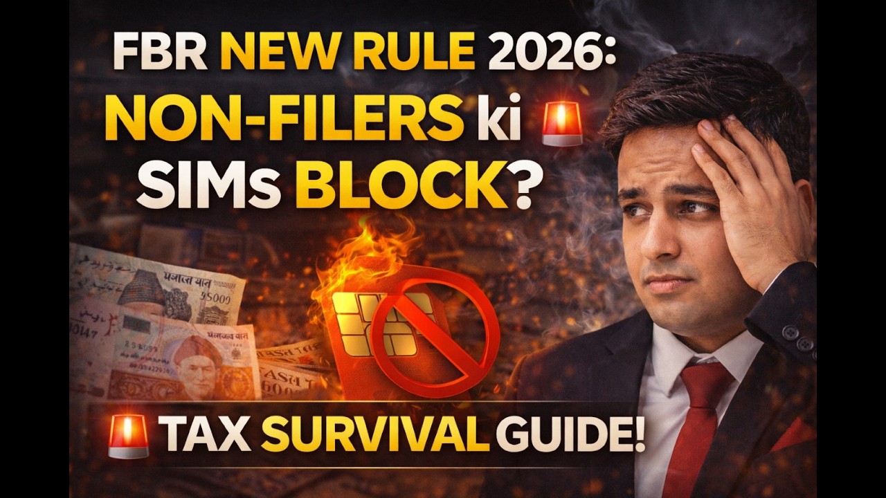 FBR New Rule 2026: Non-Filers ki SIMs Block? 🚨 Tax Survival Guide!