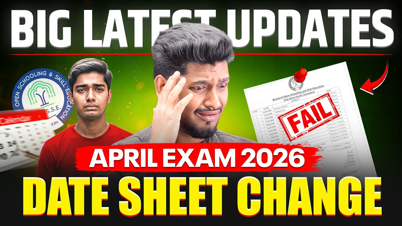 BOSSE April 2026 Theory Datesheet Changed 😱 | BOSSE Exam Guidelines | Mock Test