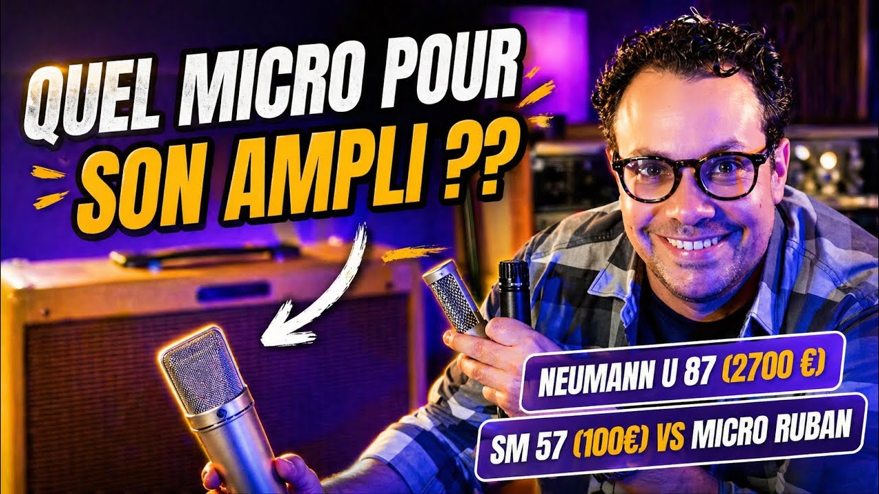 LE MEILLEUR MICRO pour enregistrer un AMPLI guitare ! Test 2024 !