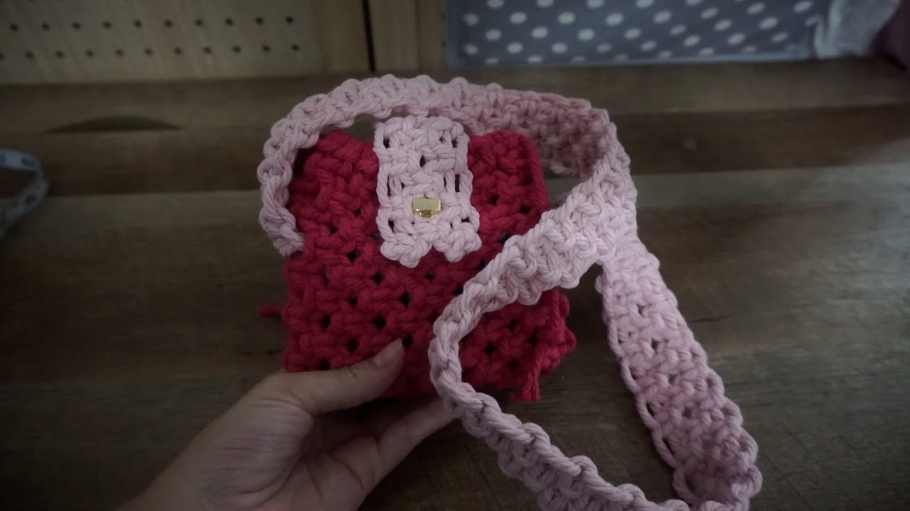 Tutorial Bolsa Mini de Macrame - Bolsa Infantil de Macrame